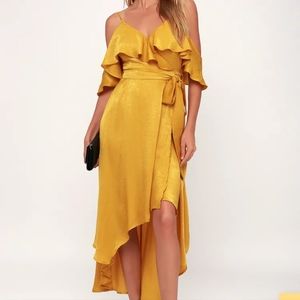High Low wrap dress